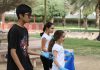 Young People Clean Up Cave Park At King Faisal Site