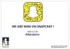 We’re now on Snapchat !