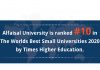 Alfaisal University is Ranked #10th in the “The World’s Best Small Universities 2020”