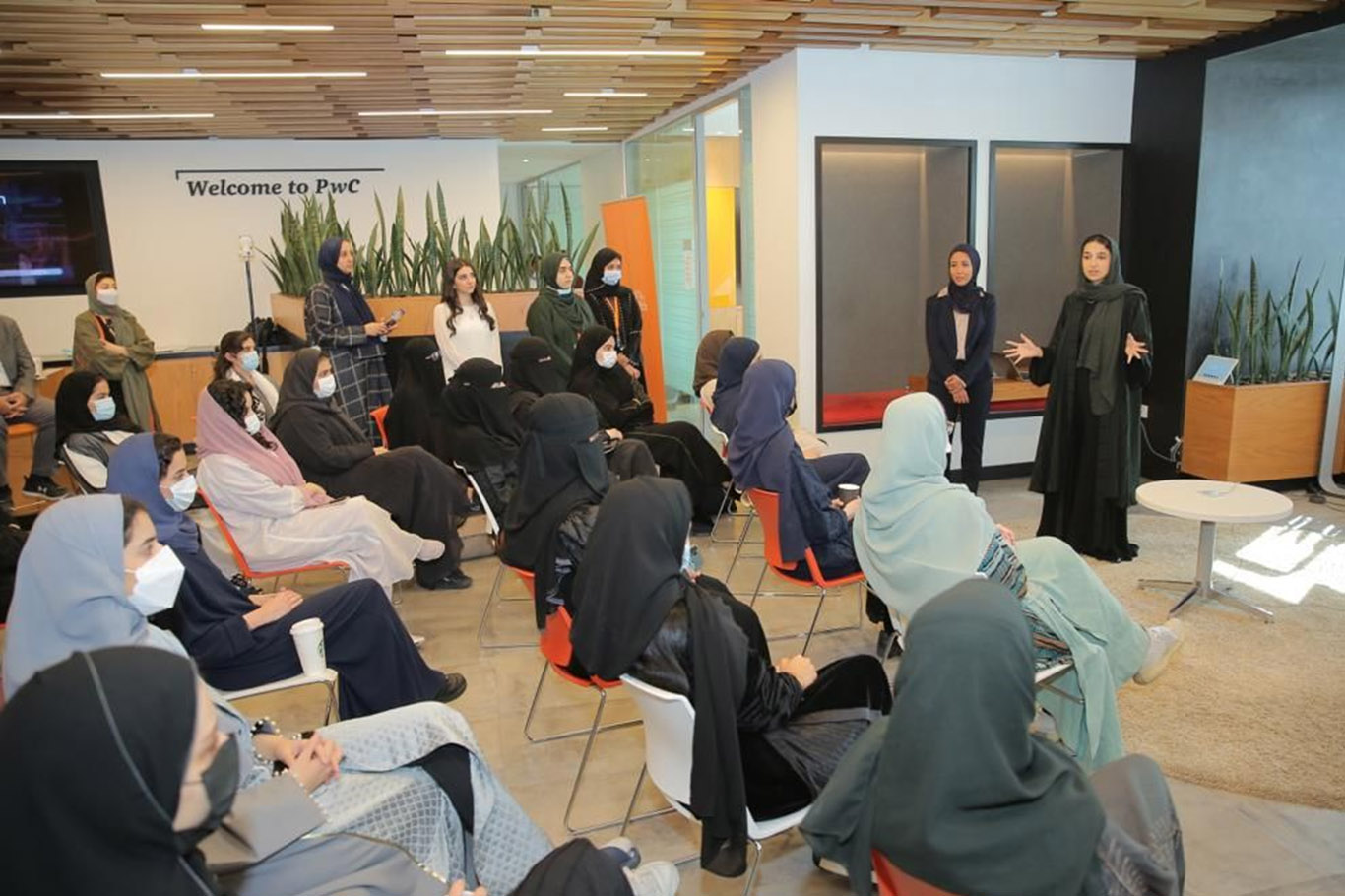 Engineering Team awarded first place in the PwC Second Female Hackathon 2022  | Alfaisal News